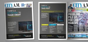 Tradeweb Credit City AM advertising layouts