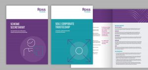 Ross Trustees brochure covers and pages