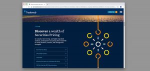 Tradeweb market data securities pricing example webpage
