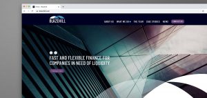 Blazehill website homepage banner